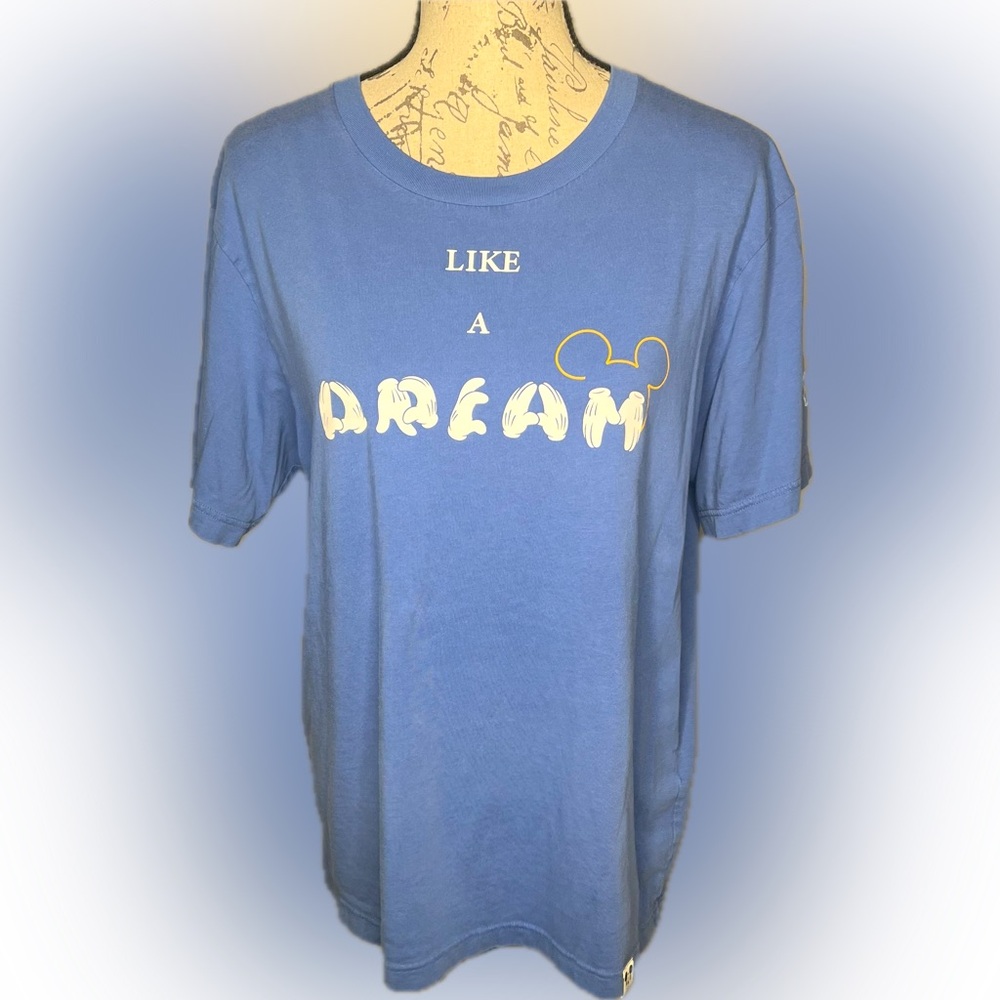 Disney Blue 'Like a Dream' Short Sleeve Tee